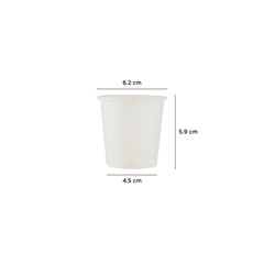 Heavy Duty White Single Wall Paper Cups - hotpackwebstore.com - Single Wall Paper Cups