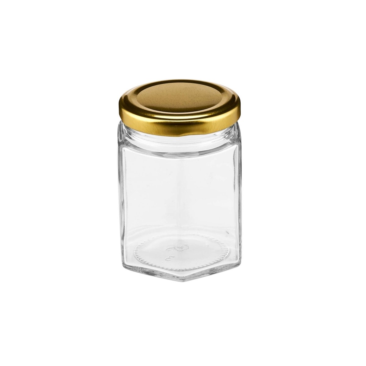 Hexagonal Glass Jar - hotpackwebstore.com - Glass Jars
