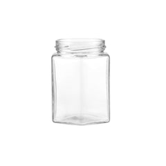 Hexagonal Glass Jar - hotpackwebstore.com - Glass Jars