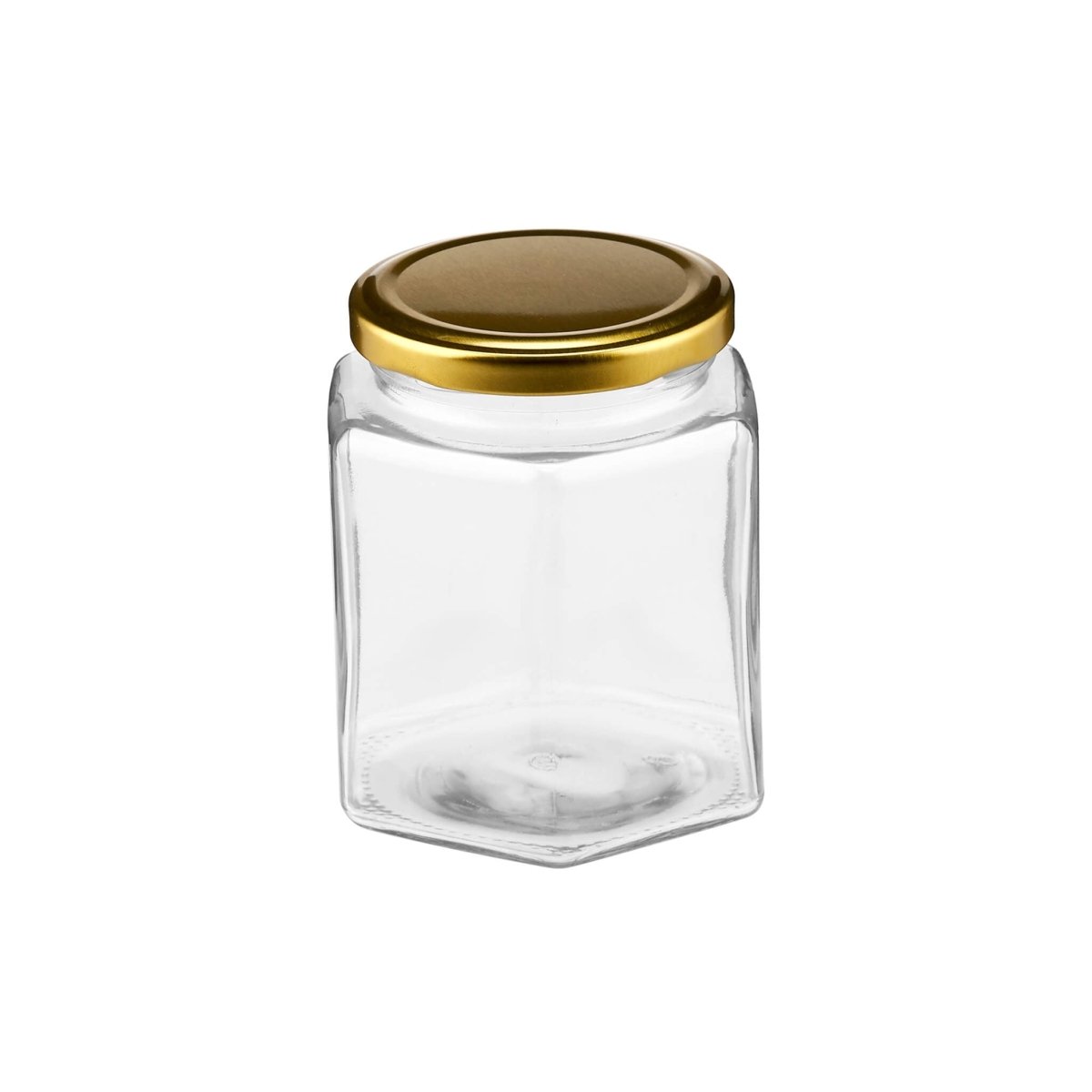 Hexagonal Glass Jar - hotpackwebstore.com - Glass Jars