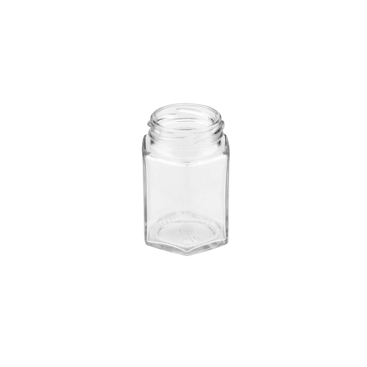 Hexagonal Glass Jar - hotpackwebstore.com - Glass Jars