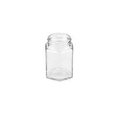 Hexagonal Glass Jar - hotpackwebstore.com - Glass Jars