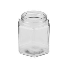 Hexagonal Glass Jar - hotpackwebstore.com - Glass Jars