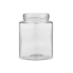 Hexagonal Glass Jar - hotpackwebstore.com - Glass Jars