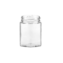 Hexagonal Glass Jar - hotpackwebstore.com - Glass Jars
