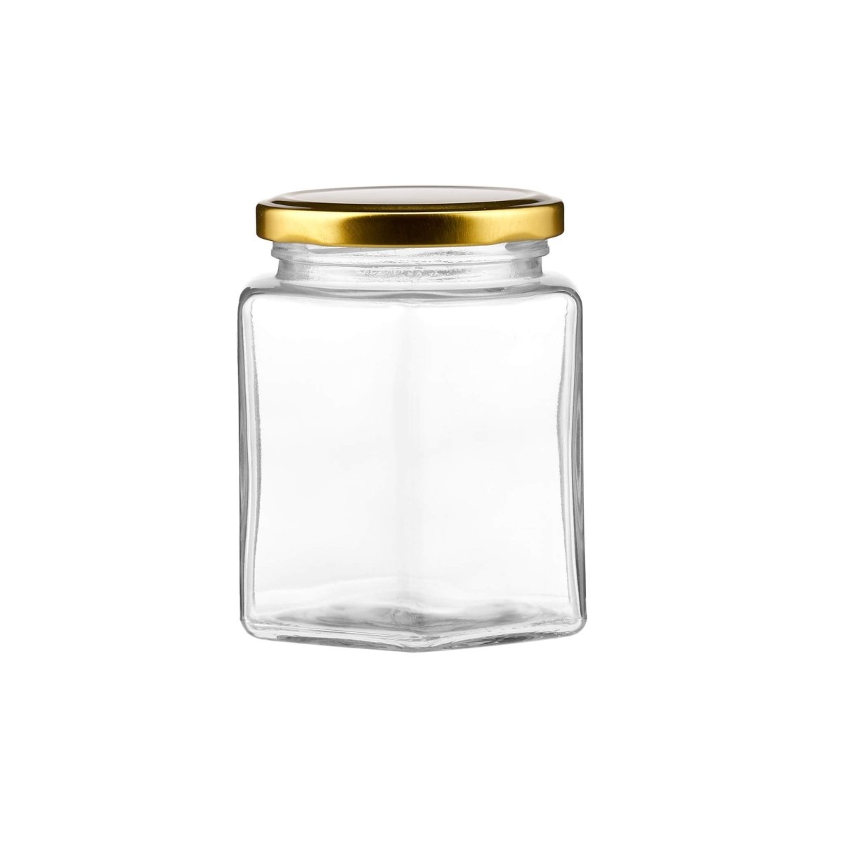 Hexagonal Glass Jar - hotpackwebstore.com - Glass Jars