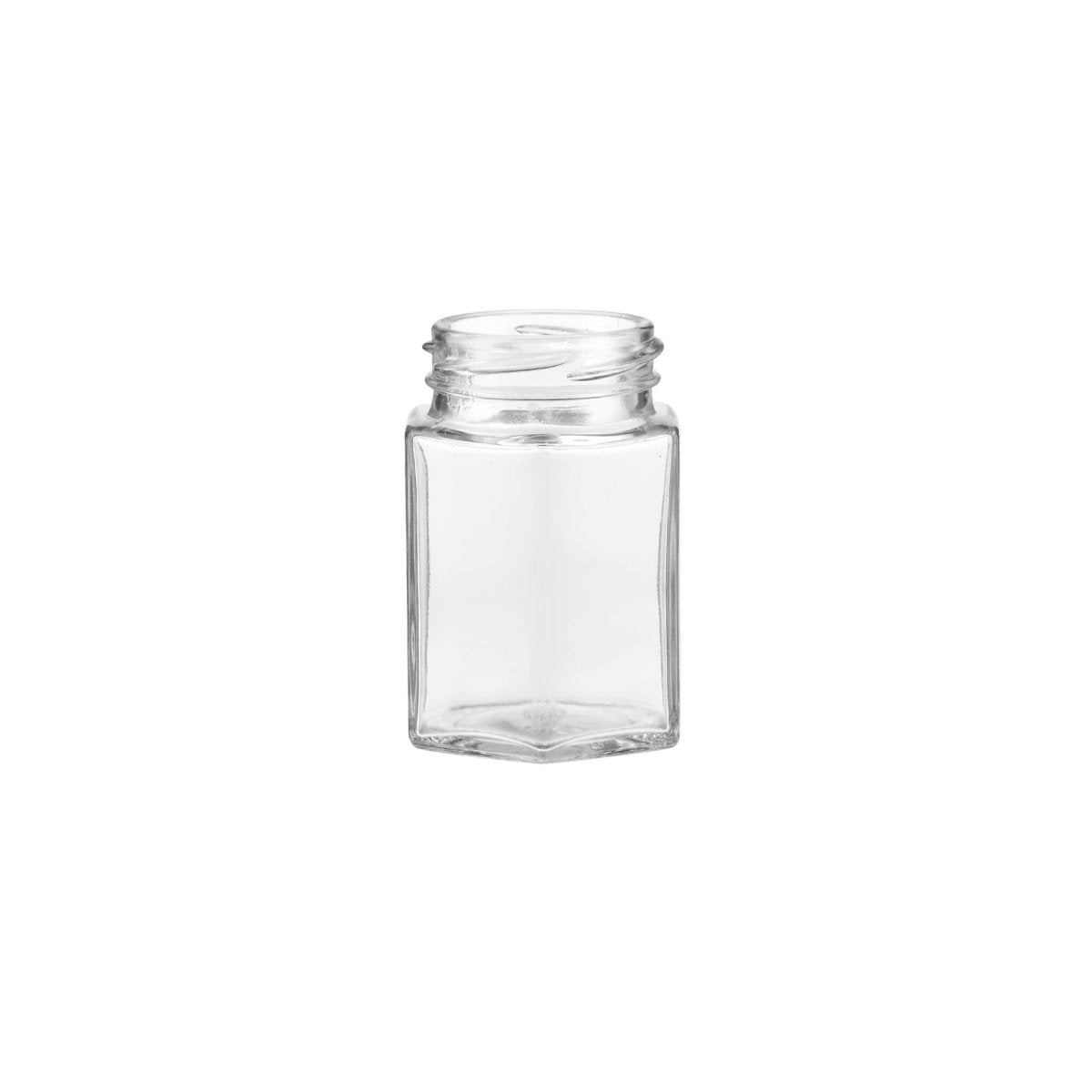 Hexagonal Glass Jar - hotpackwebstore.com - Glass Jars