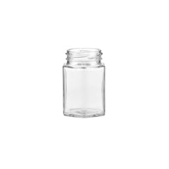 Hexagonal Glass Jar - hotpackwebstore.com - Glass Jars
