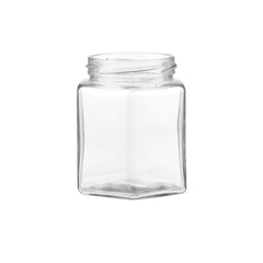 Hexagonal Glass Jar - hotpackwebstore.com - Glass Jars