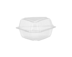 Hinged Triangle Clear Cake slice container - hotpackwebstore.com - Cake Containers