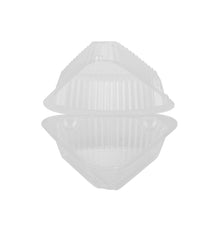 Hinged Triangle Clear Cake slice container - hotpackwebstore.com - Cake Containers
