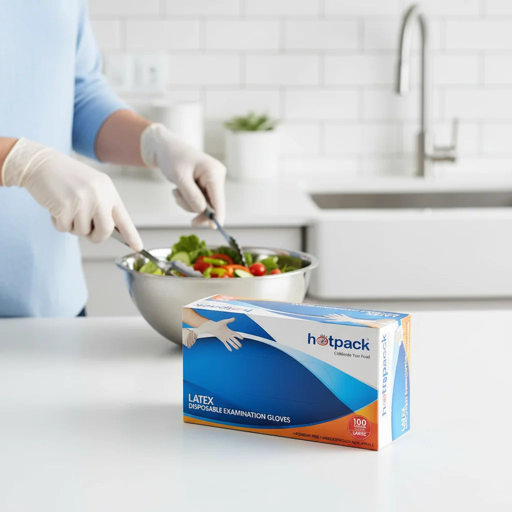 Powder Free Latex Gloves - hotpackwebstore.com