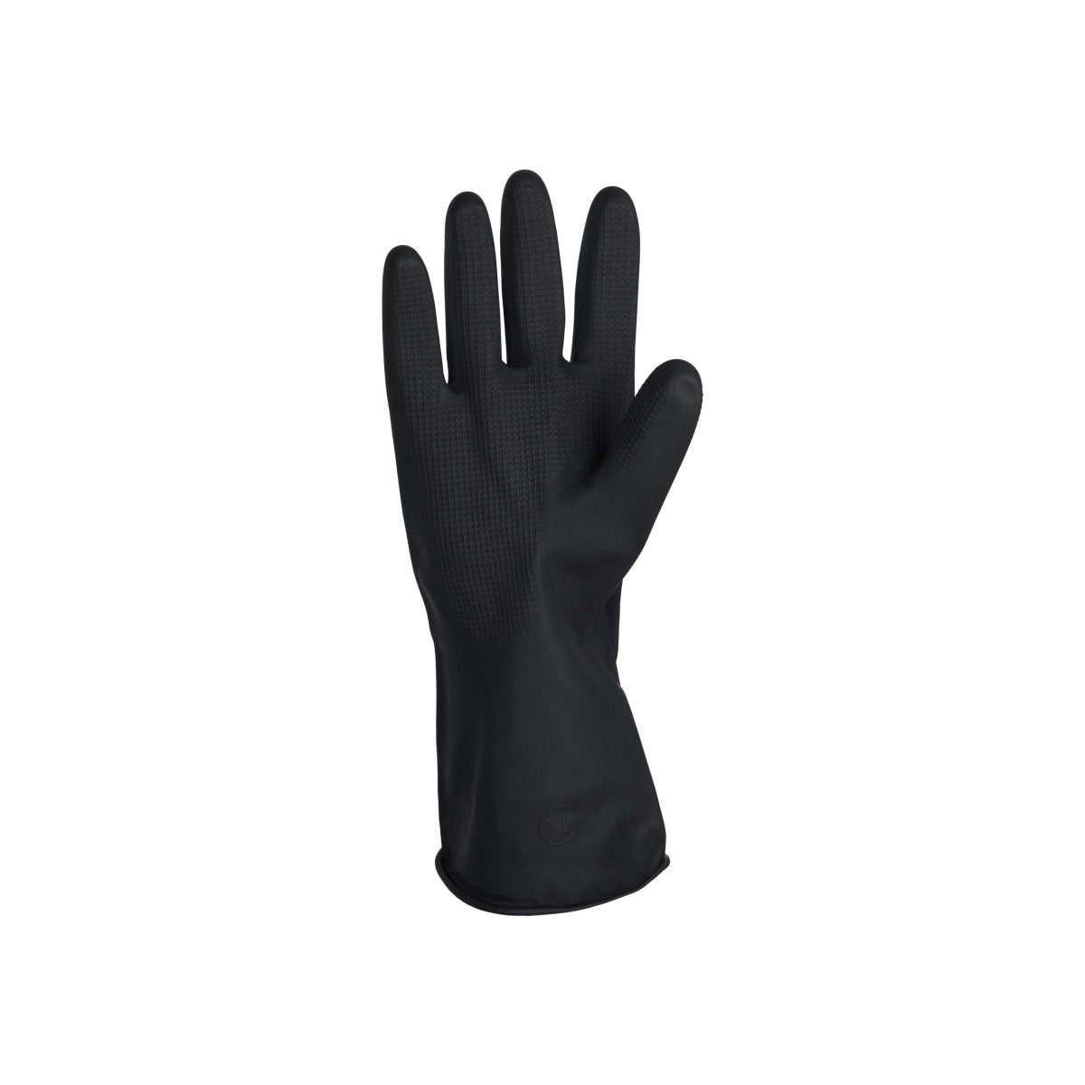 Hygic Black Heavy Duty Latex Gloves - hotpackwebstore.com -