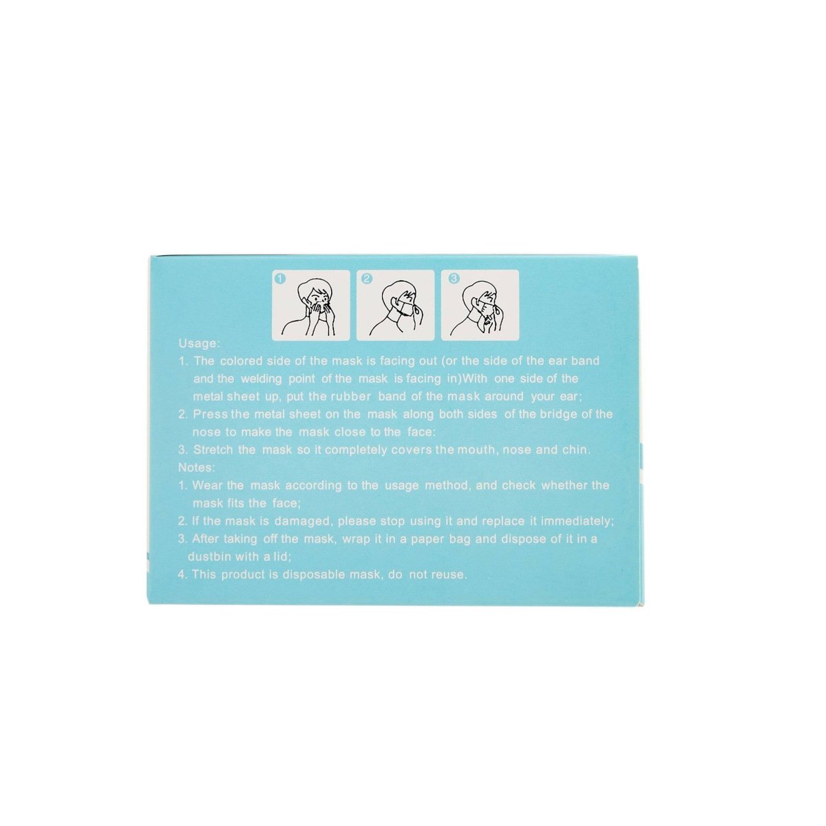 Kids Blue Face Mask 50 Pieces - hotpackwebstore.com - Face Mask