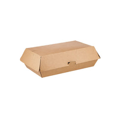 Kraft Flute Burger Box - hotpackwebstore.com -