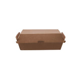 Kraft Flute Dinner Box 17.8X16X8 cm 150 Pieces - hotpackwebstore.com - Meal Boxes