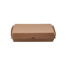 Kraft Flute Family Pack 290X170X80 mm 100 Pieces - hotpackwebstore.com - Kraft Tray