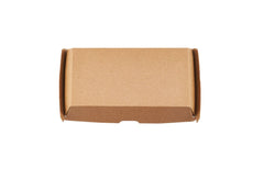 Kraft Flute Medium Snack Box 175x90x84 mm 200 Pieces - hotpackwebstore.com - Kraft Container