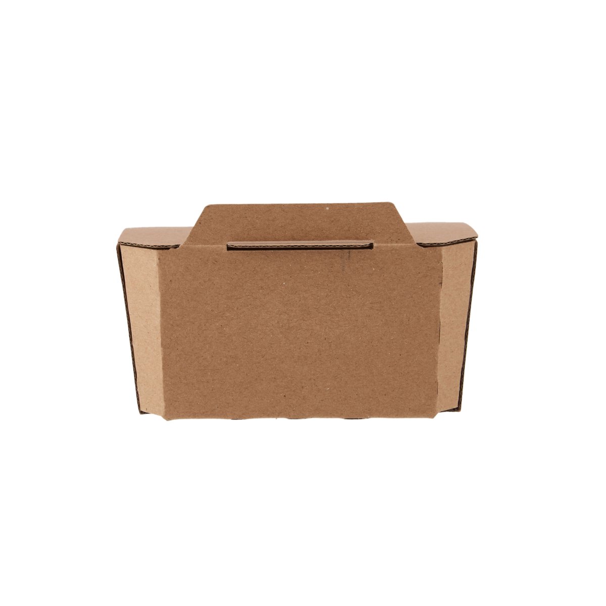 Kraft Flute Punnet Container With Window - hotpackwebstore.com - Punnet Container