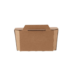 Kraft Flute Punnet Container With Window - hotpackwebstore.com - Punnet Container