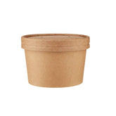 Kraft Paper Noodle Bowl with Kraft Lid - hotpackwebstore.com - Noodle Bowls