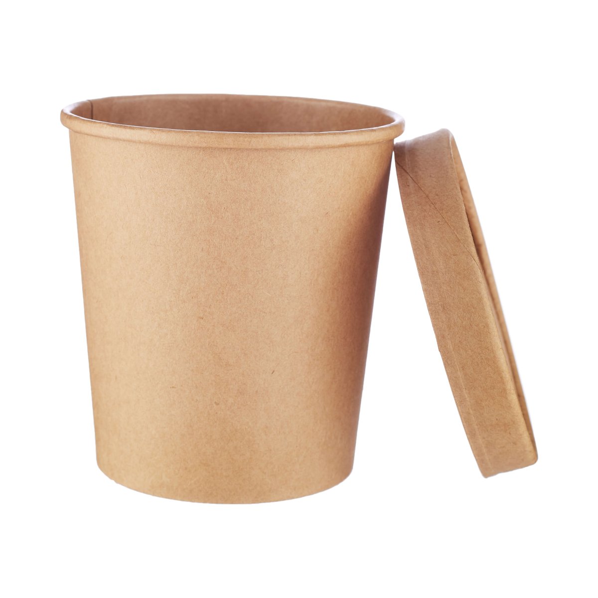 Kraft Paper Noodle Bowl with Kraft Lid - hotpackwebstore.com - Noodle Bowls