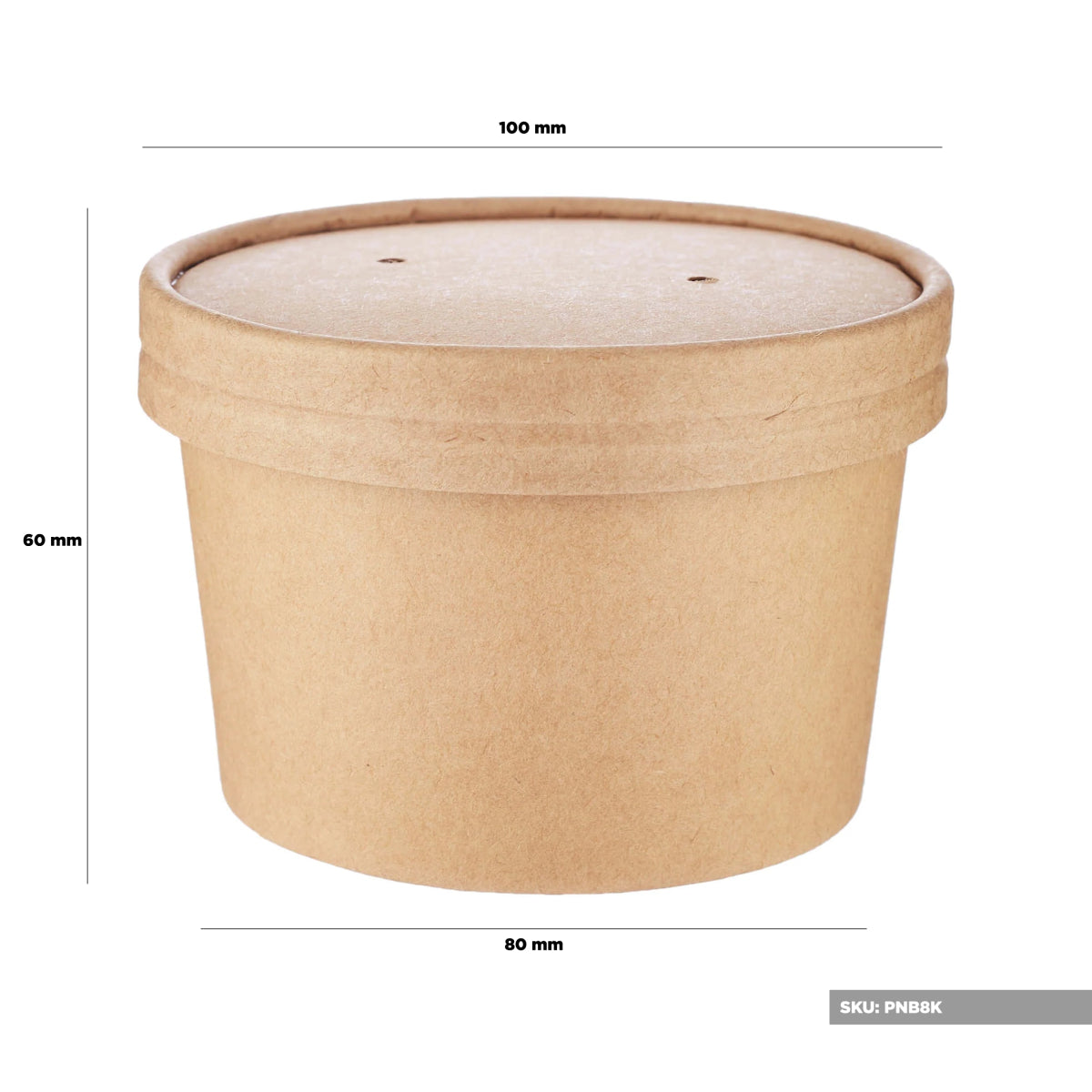 Kraft Paper Noodle Bowl with Kraft Lid - hotpackwebstore.com - Noodle Bowls