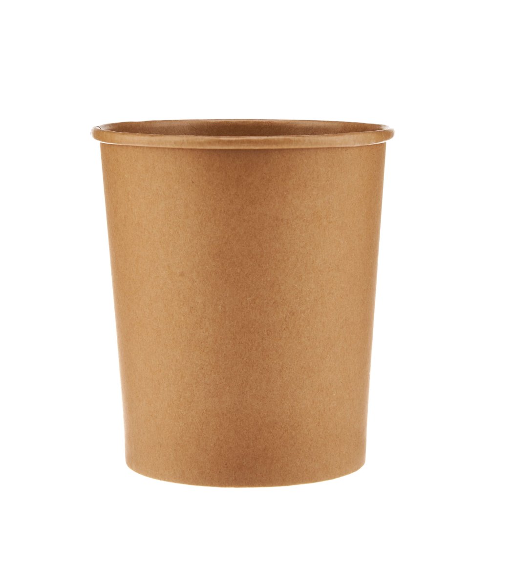 Kraft Paper Noodle Bowl with Kraft Lid - hotpackwebstore.com - Noodle Bowls