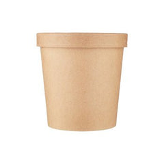Kraft Paper Noodle Bowl with Kraft Lid - hotpackwebstore.com - Noodle Bowls