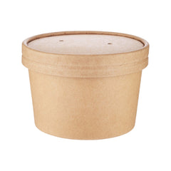 Kraft Paper Noodle Bowl with Kraft Lid - hotpackwebstore.com - Noodle Bowls