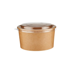 Kraft Paper Salad Bowl - hotpackwebstore.com - Kraft Salad Bowls