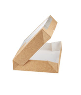 Kraft Rectangular Deli Box with Window - hotpackwebstore.com -