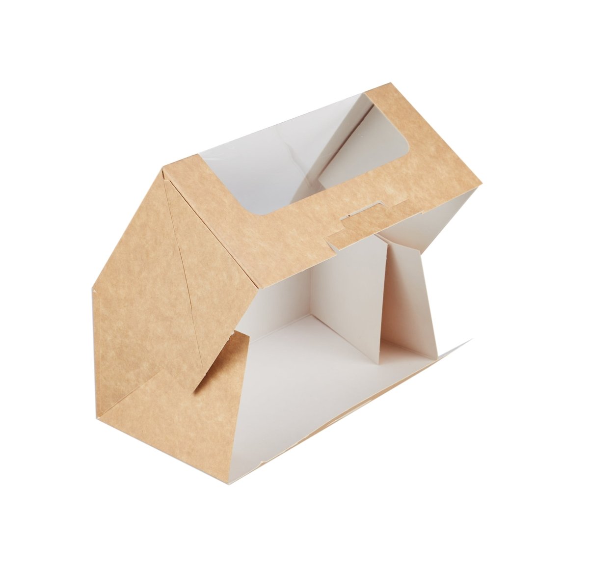 Kraft Rectangular Deli Box with Window - hotpackwebstore.com -