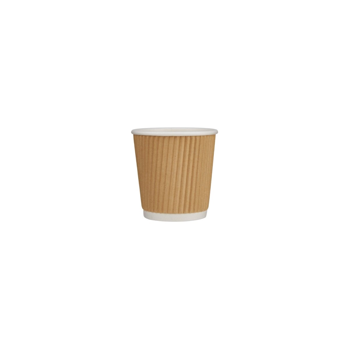 Kraft Ripple Paper Cups - hotpackwebstore.com