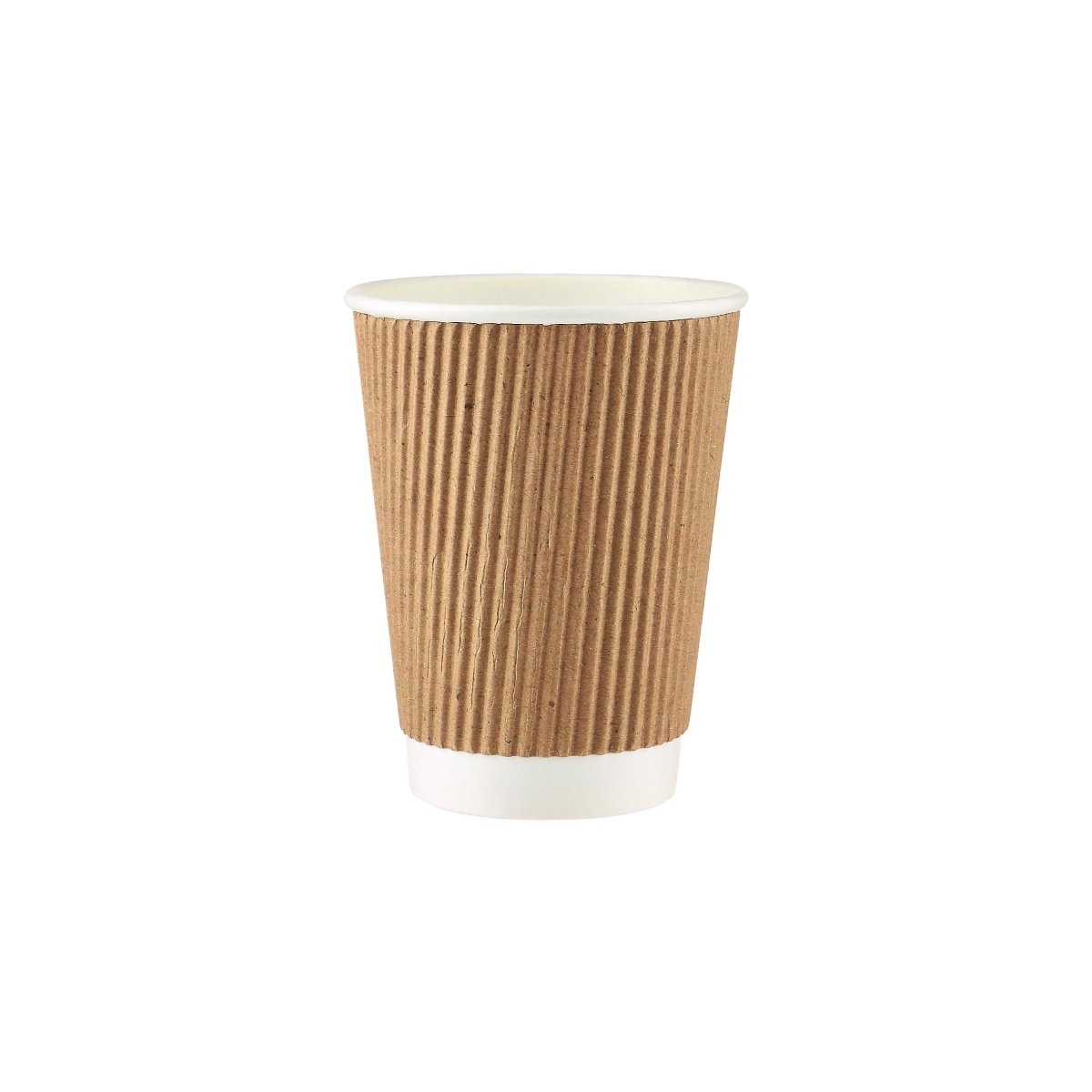 Kraft Ripple Paper Cups - hotpackwebstore.com
