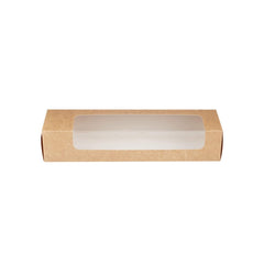 Kraft Sandwich Box with Window - hotpackwebstore.com - Sandwich Boxes
