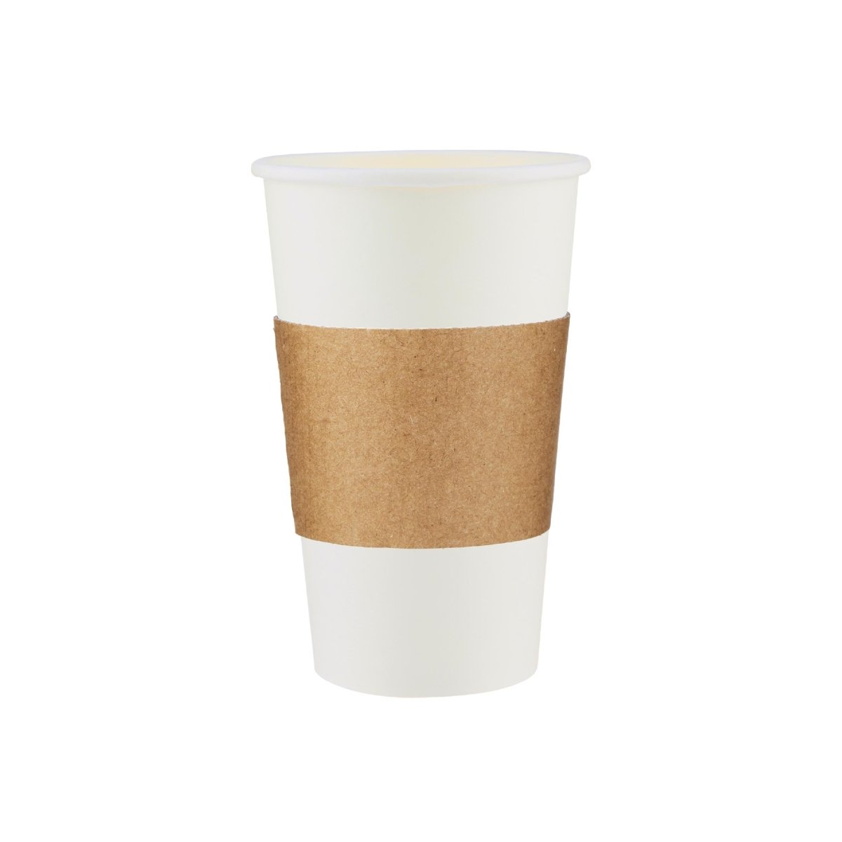 Kraft Sleeves for Paper Cups 1000 Pieces - hotpackwebstore.com