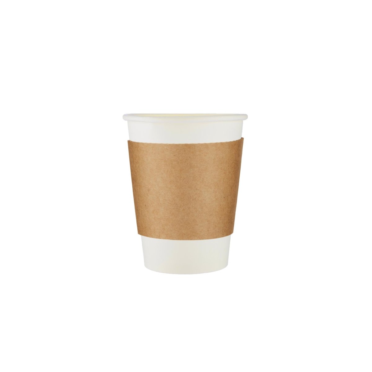 Kraft Sleeves for Paper Cups 1000 Pieces - hotpackwebstore.com - Sleeves