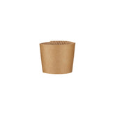Kraft Sleeves for Paper Cups 1000 Pieces - hotpackwebstore.com - Sleeves