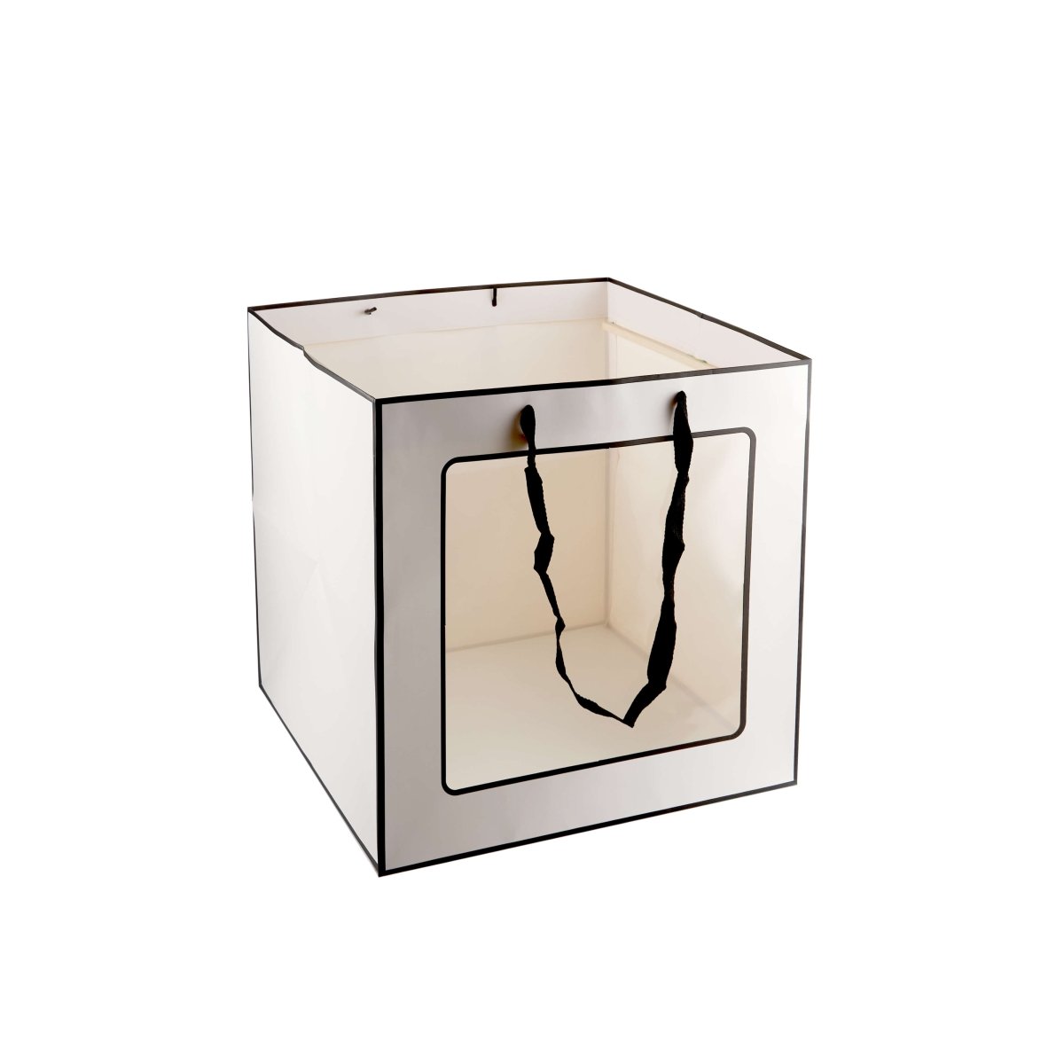 Luxury Gift Paper Bag With Window - hotpackwebstore.com - Gift Paper Bags