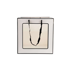 Luxury Gift Paper Bag With Window - hotpackwebstore.com - Gift Paper Bags