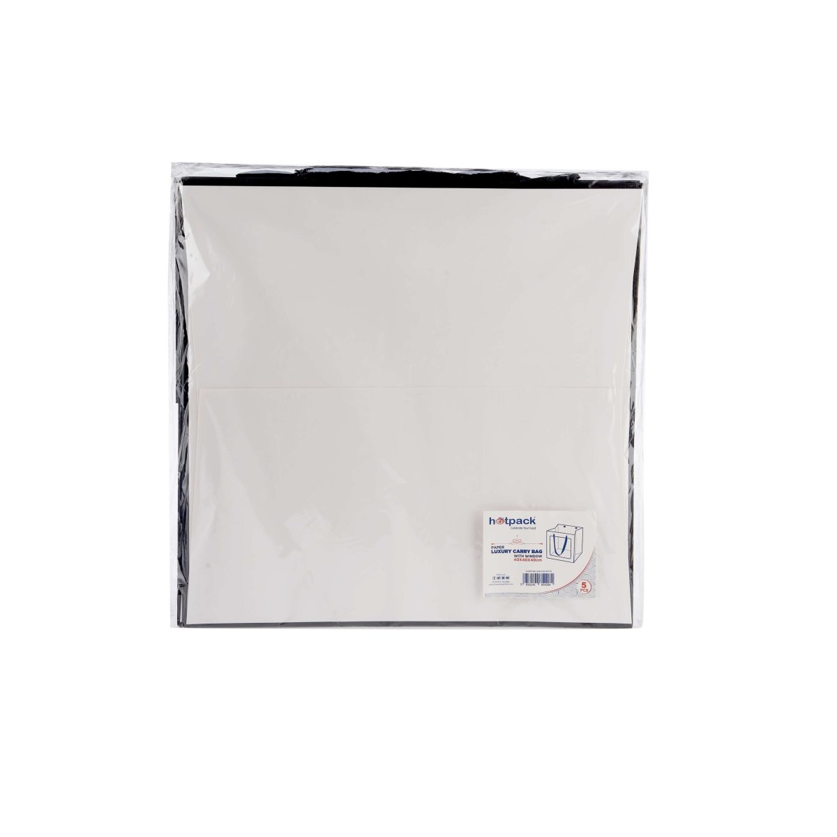 Luxury Gift Paper Bag With Window - hotpackwebstore.com - Gift Paper Bags