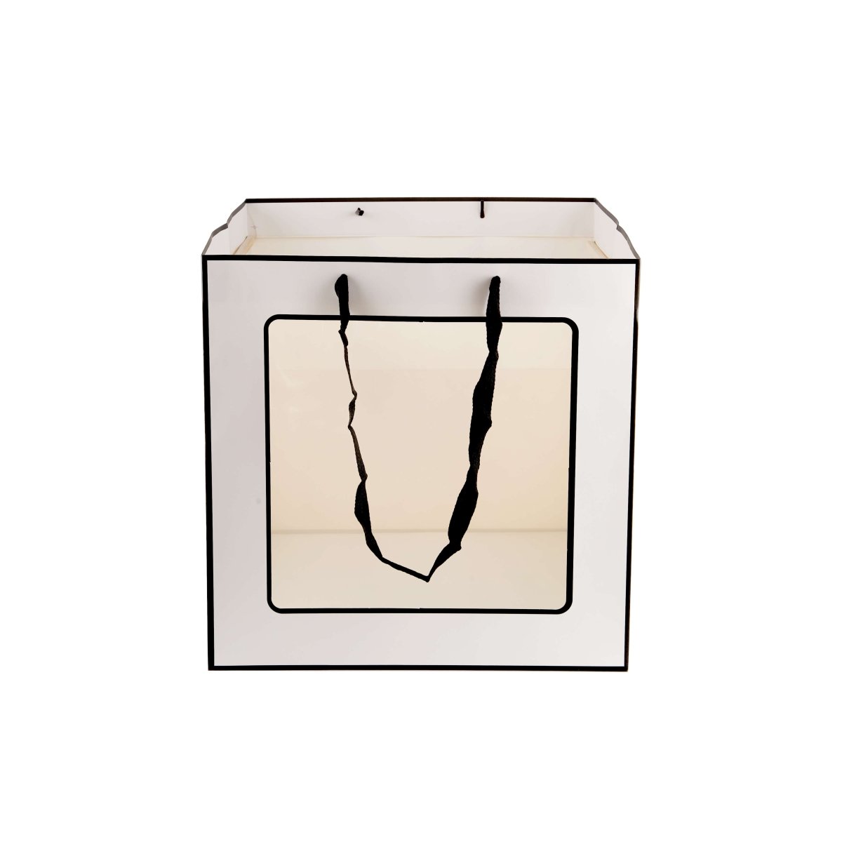 Luxury Gift Paper Bag With Window - hotpackwebstore.com - Gift Paper Bags
