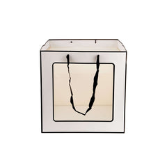 Luxury Gift Paper Bag With Window - hotpackwebstore.com - Gift Paper Bags