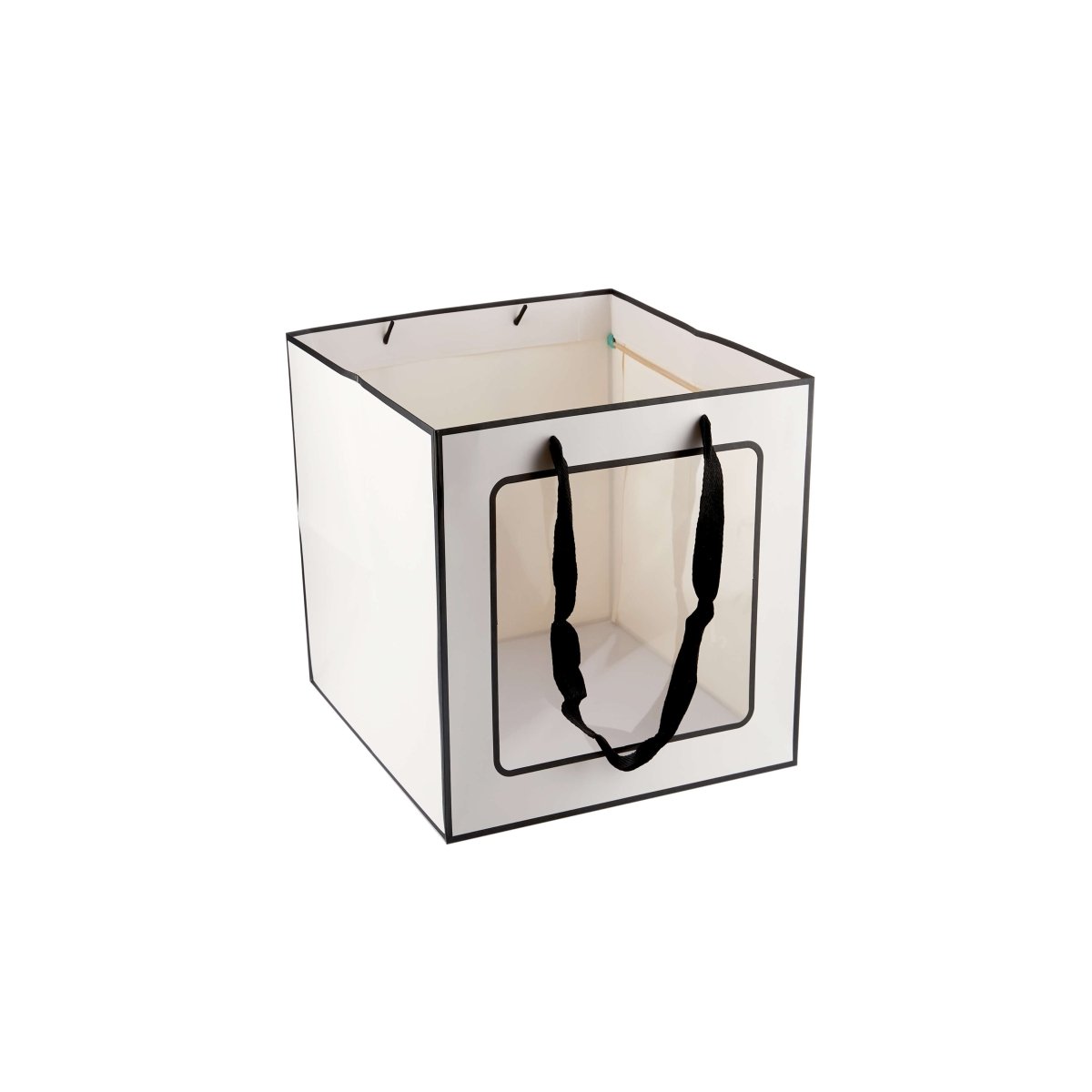 Luxury Gift Paper Bag With Window - hotpackwebstore.com - Gift Paper Bags
