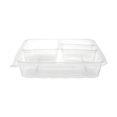 Microwave 4 Compartment Container With Lid - hotpackwebstore.com - Microwavable Containers