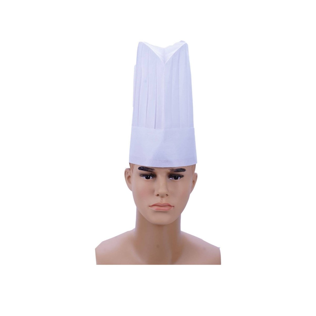 Non Woven Chef Hat 10 Inch White 50 Pieces X 4 Packts - hotpackwebstore.com - Chef Hats