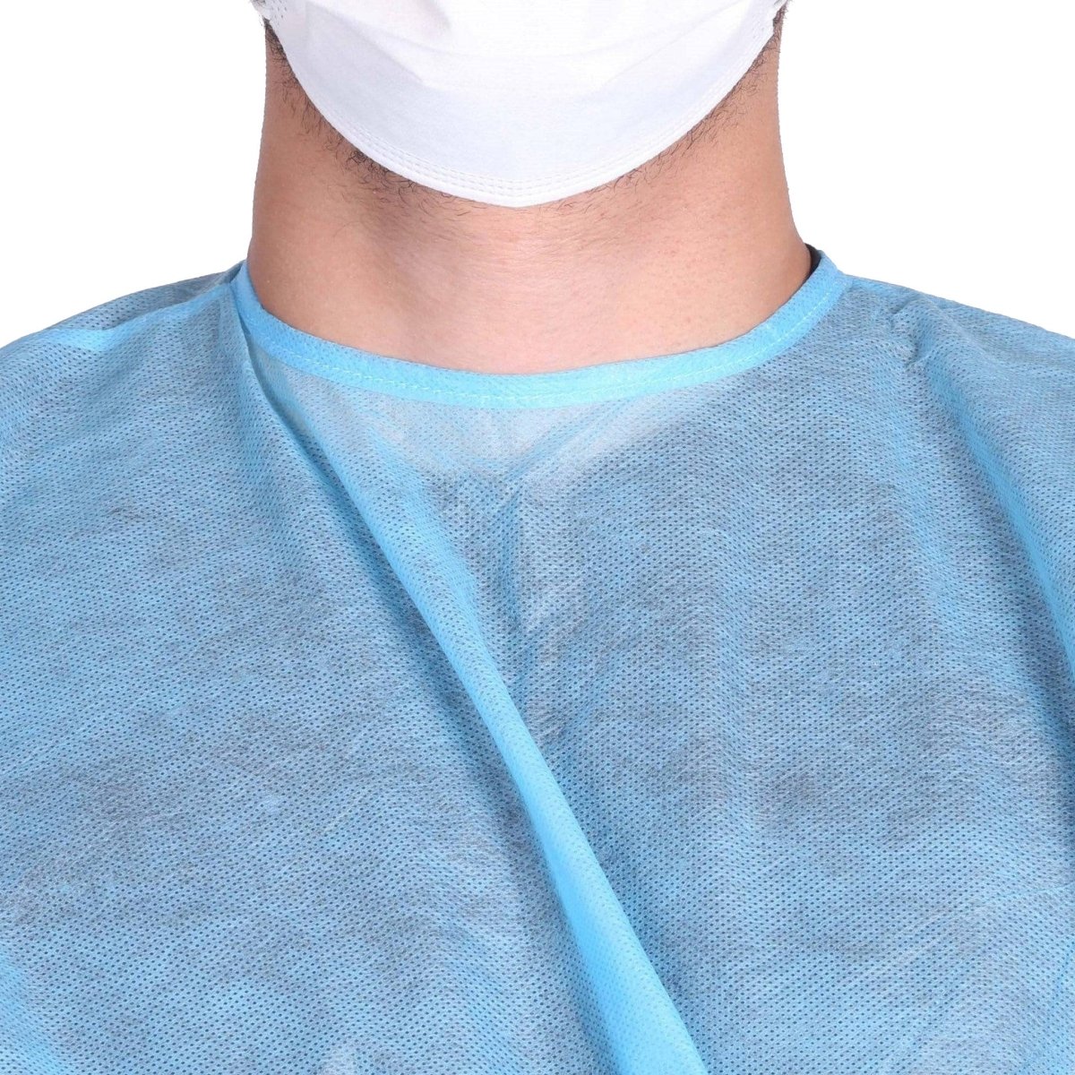 Non - Woven Isolation Gown 1 Piece - hotpackwebstore.com - Isolation Gown