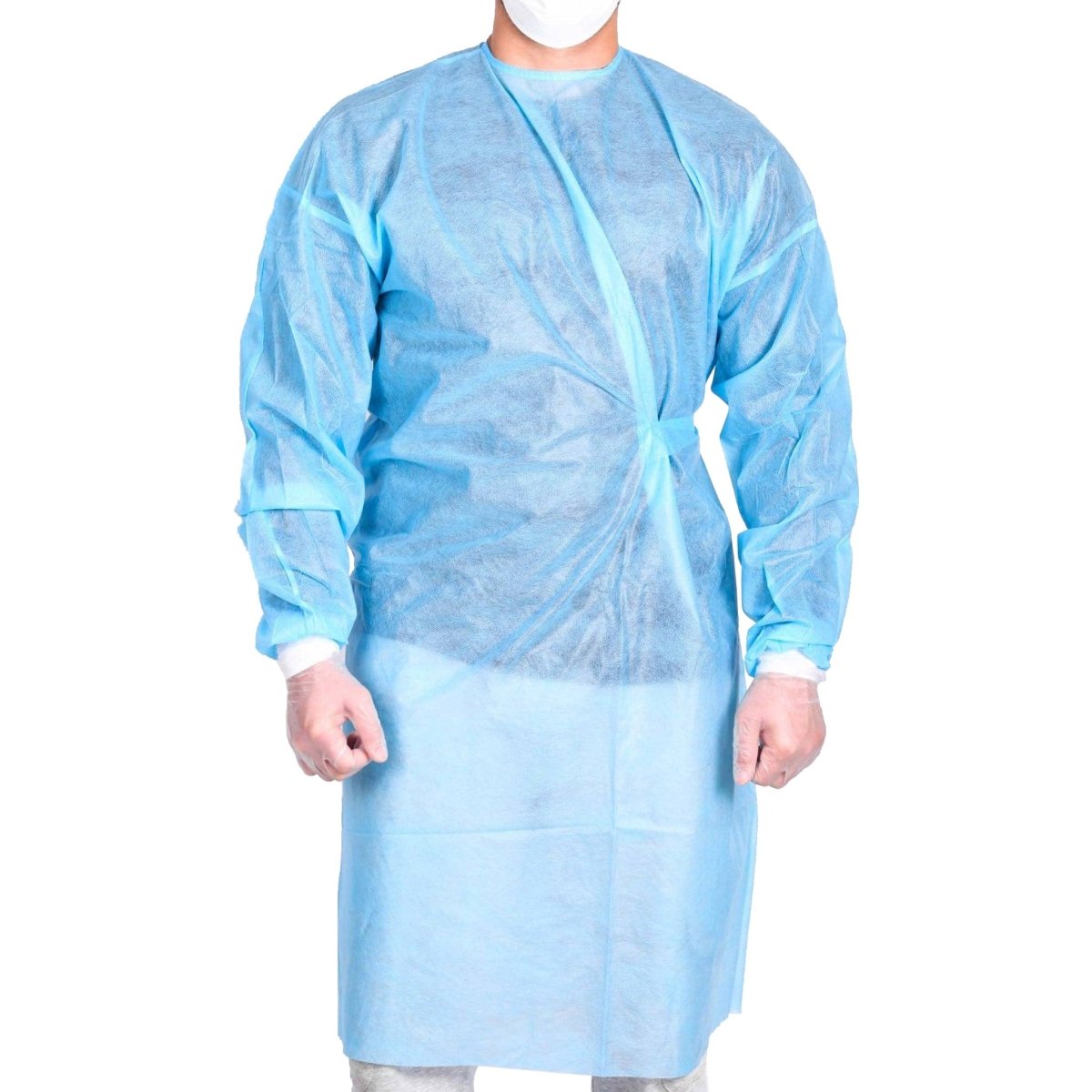 Non - Woven Isolation Gown 1 Piece - hotpackwebstore.com - Isolation Gown