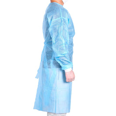 Non - Woven Isolation Gown 1 Piece - hotpackwebstore.com - Isolation Gown